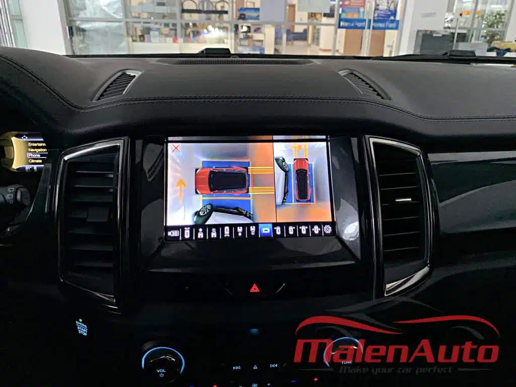 goc quan sat tren cao tren camera 360 safeview 3d lux xe ford