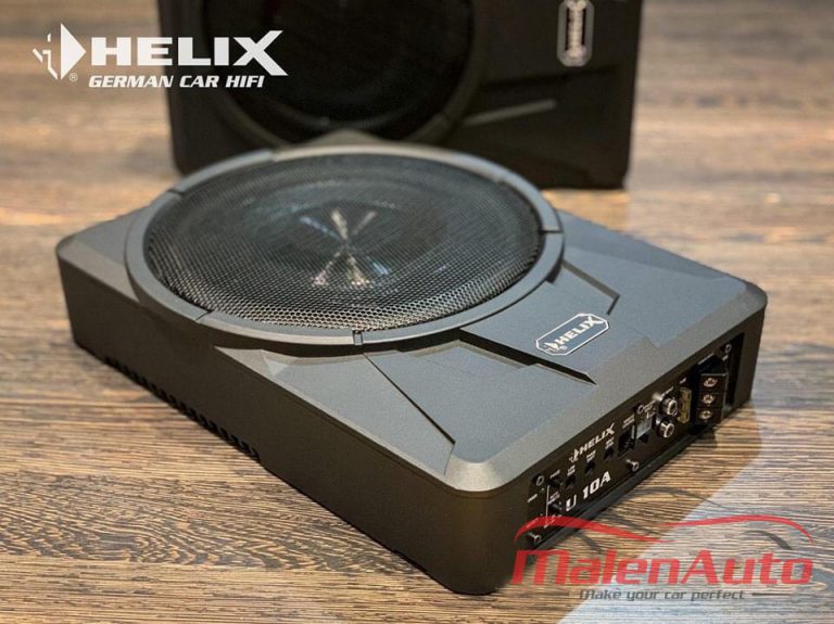 Sub gầm ghê Helix U10A Tích hợp Amp Class AB, công suất 180W RMS