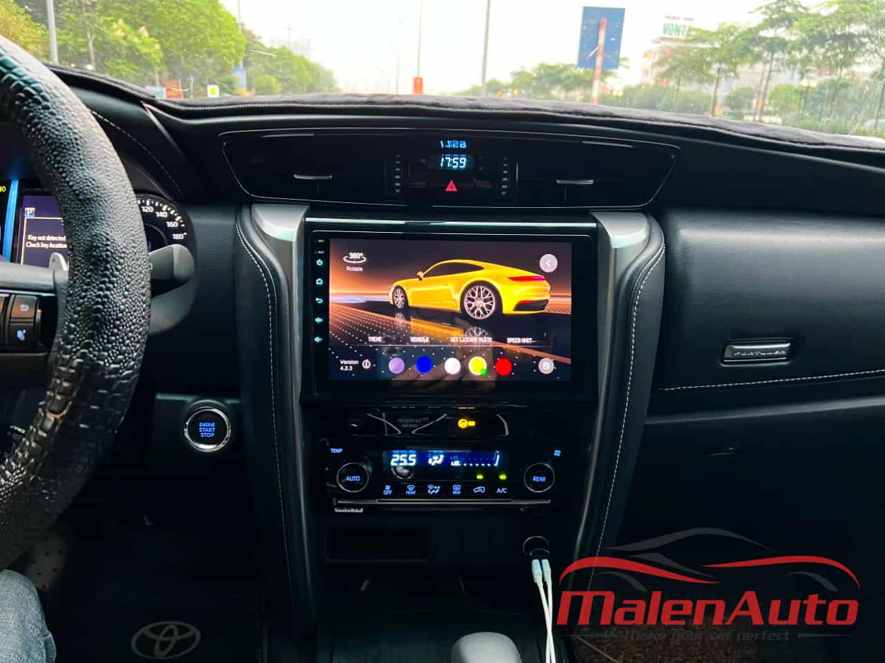 man hinh android teyes cc3 fortuner 2019