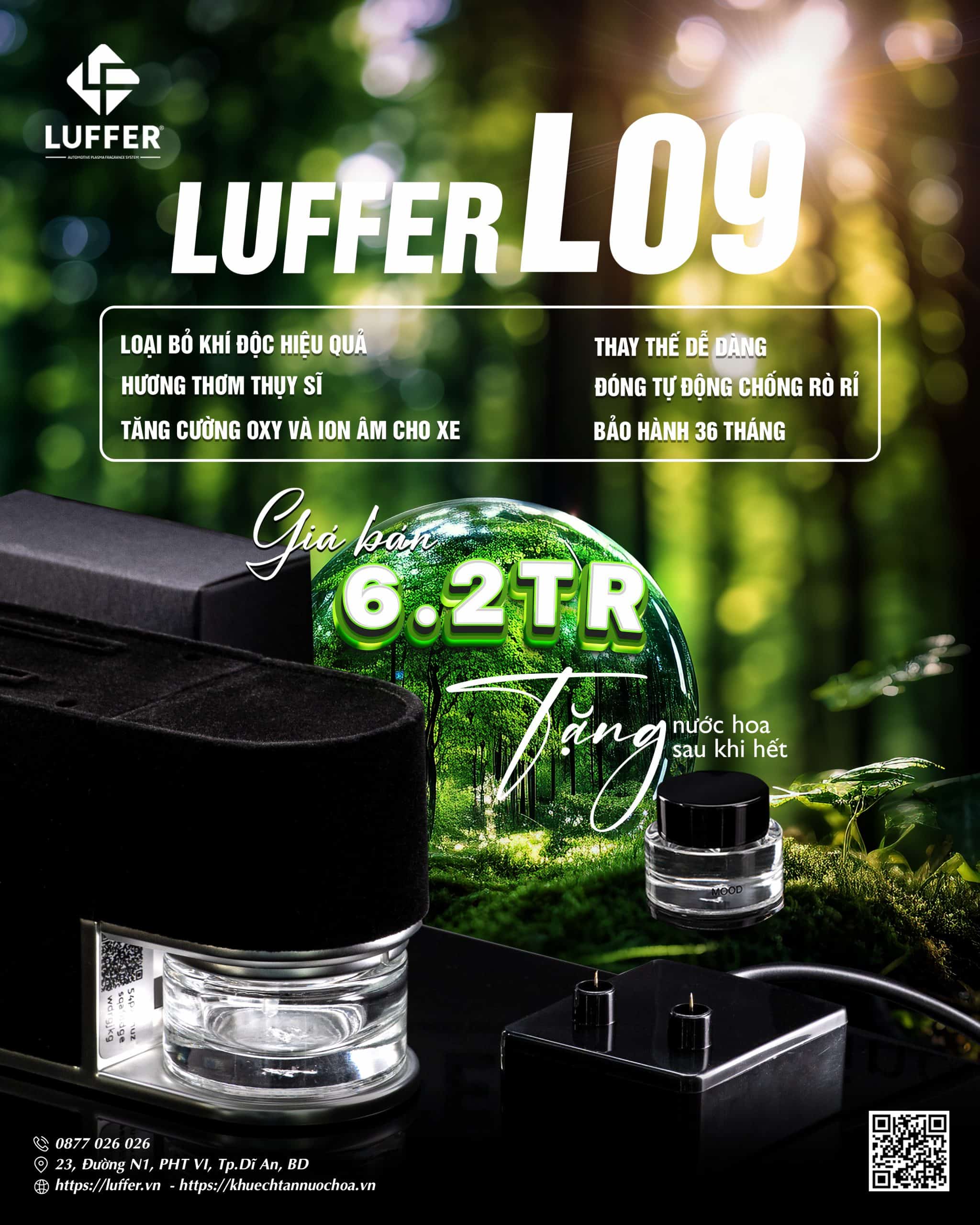 gia ban le khuech tan nuoc hoa luffer