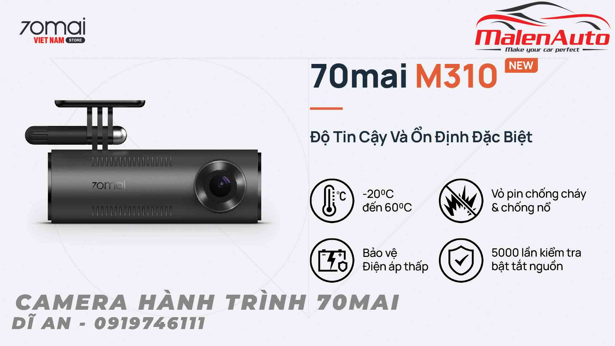 70mai m310 su dung pin sieu tu dien
