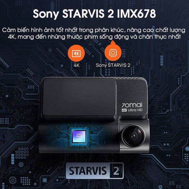 camera hanh trinh a810 trang bi cam bien sony starvis imx678