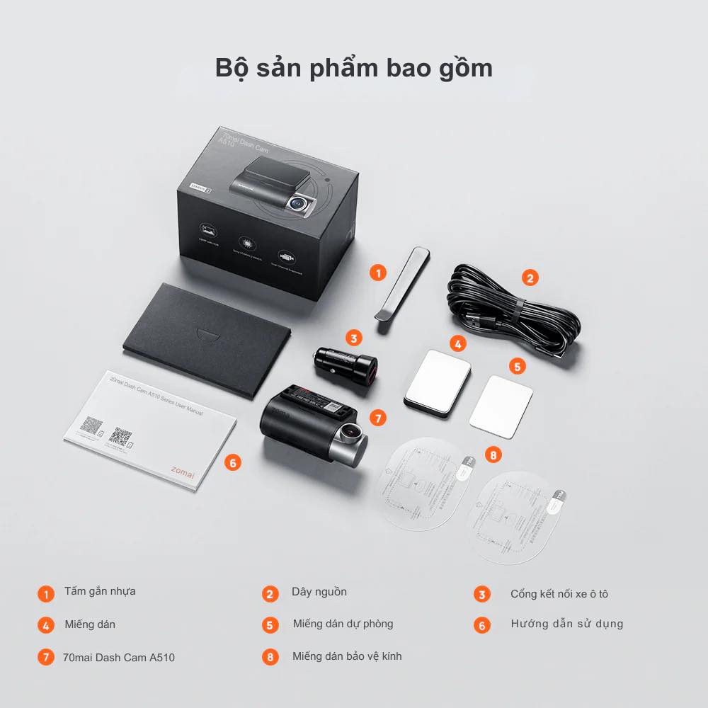 kit san pham 70mai a510