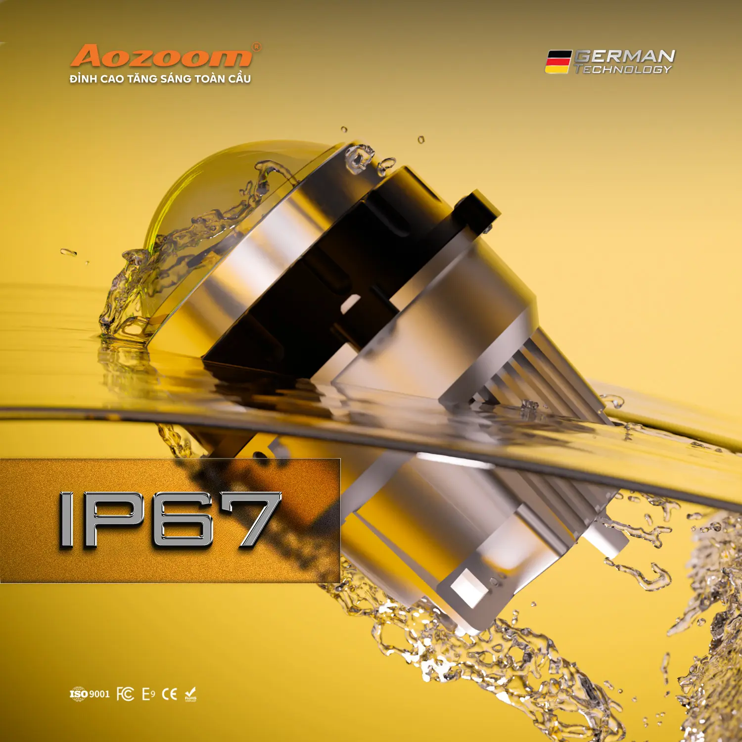 aoozoom wasp chống nước ip67