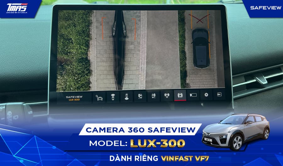 camera 360 cho vf7 lắp đặt tại dĩ an