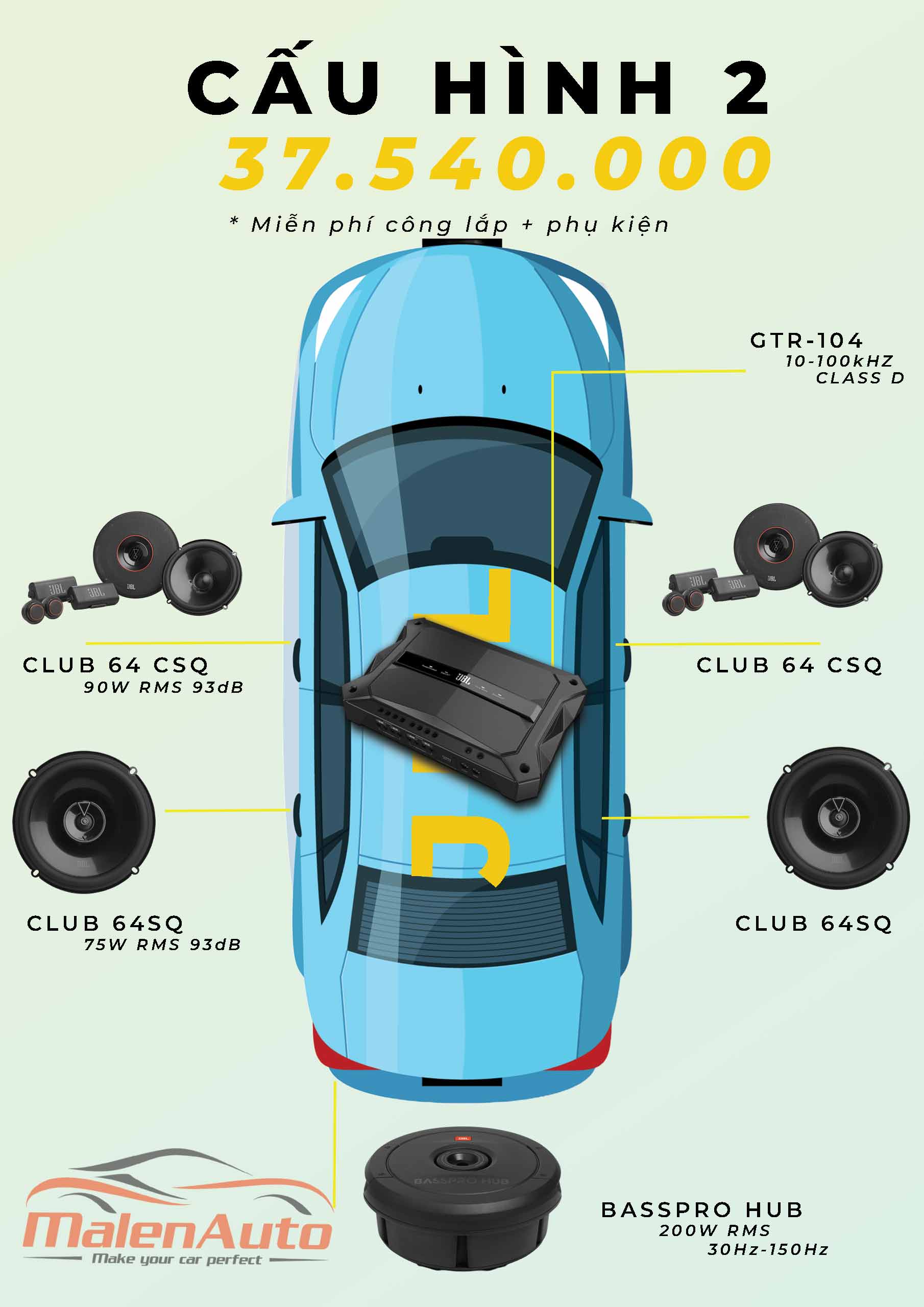 cau hinh am thanh jbl subaru