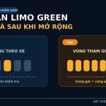 So sánh xi nhan Limo Green trước và sau khi mở rộng
